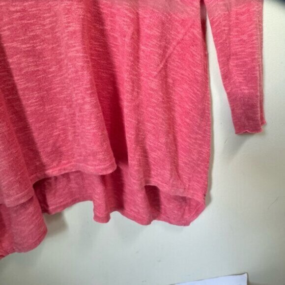 Eileen Fisher Organic Linen Cotton Flora Crew Neck Long Sweater Top Lightweight - Picture 6 of 15